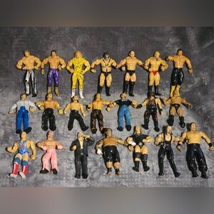 PREOWNED!! WWE Wrestling Action Figure Lot, 21 Figures, Sell Together!!